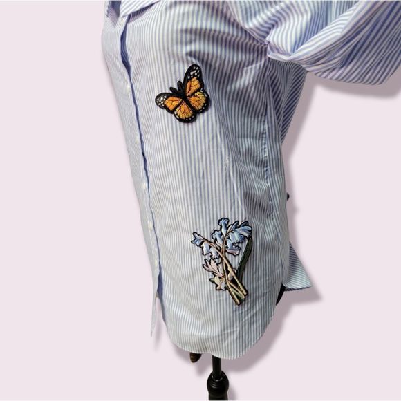 romeo & Juliet | Button Down, Off the Shoulder Top | Various Sizes - Picture 3 of 10